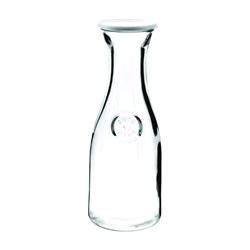 Oneida 10418 Carafe with Lid, 0.5 L Capacity, Glass, Clear 6 Pack 