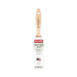 Wooster 5222-1-1/2 Paint Brush, 1-1/2 in W, 2-7/16 in L Bristle, Polyester Bristle, Varnish Handle 
