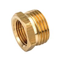 Anderson Metals 757480-1208 Hose Adapter, 3/4 x 1/2 in MGH x FIP, Brass 