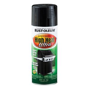 Specialty 241169 High Heat Spray Paint, Semi-Gloss, Black, 12 oz, Can, Oil Base