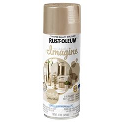 Rust-Oleum Imagine 354080 Craft Spray Paint, Metallic, Champagne, 11 oz, Can 