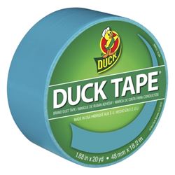 Duck 1265020 Duct Tape, 20 yd L, 1.88 in W, Vinyl Backing, Aqua 