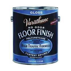 Rust-Oleum 230031 Crystal Clear Floor Finish, Gloss, Liquid, Crystal Clear, 1 gal, Can, Pack of 2 