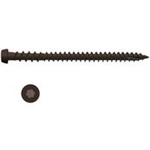 Camo 0349059 Deck Screw, #10 Thread, 2-1/2 in L, Star Drive, Type 99 Double-Slash Point, Carbon Steel, ProTech-Coated, 1750/PK