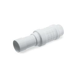 NDS Quik-Fix QF-4000 Pipe Repair Coupling, 4 in, Socket x Spigot, White, SCH 40 Schedule, 150 psi Pressure 