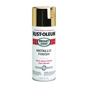 Stops Rust 7710830 Rust Preventative Spray Paint, Metallic, Gold, 11 oz, Can
