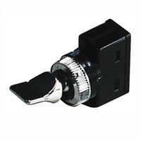 Calterm 40090 Duckbill Switch, SPST, Off, On, Toggle Actuator, Black 