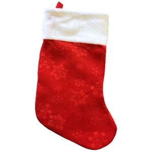 Santas Forest 28909 Christmas Stocking, Polyester, Red & White 36 Pack