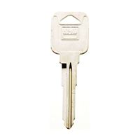 Hy-Ko 11010MZ19 Automotive Key Blank, Brass, Nickel, For: Mazda Vehicle Locks, Pack of 10 