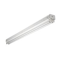 Eaton Lighting SNF117RB Fluorescent Strip Light, 120 V, 1-Lamp, Bi-Pin Lamp Base, 2900 Lumens Lumens, White Fixture 