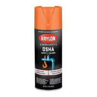 Krylon K02410777 Safety Spray Paint, Gloss, OSHA Safety Orange, 12 oz, Can 