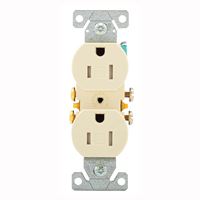 Eaton Wiring Devices TR270LA Duplex Receptacle, 2 -Pole, 15 A, 125 V, Push-in, Side Wiring, NEMA: 5-15R, Pack of 10 