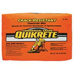 Quikrete 1006-80 Concrete Mix, Gray/Gray-Brown, 80 lb Bag 40 Pack 