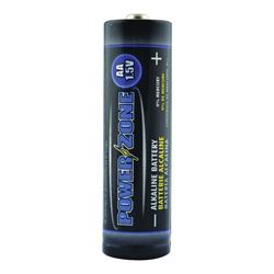 PowerZone LR6-4P-DB Battery, 1.5 V Battery, AA Battery, Zinc, Manganese Dioxide, and Potassium Hydroxide, Pack of 20 
