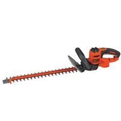 Black+Decker BEHTS400 Electric Hedge Trimmer, 4 A, 120 V, 3/4 in Cutting Capacity, 22 in Blade, Wrap-Around Handle 