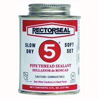 Rectorseal 25551 Thread Sealant, 0.5 pt, Can, Paste, Yellow 