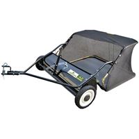 Landscapers Select YTL31108 Lawn Sweeper, 42 in W Working, 12 cu-ft Hopper, 4.25:1 Brush to Wheel Ratio, 4-Brush 