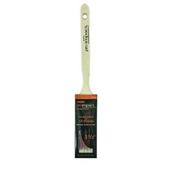 Linzer WC 2164-1.5 Paint Brush, 1-1/2 in W, 2-1/4 in L Bristle, Polyester Bristle, Sash Handle 