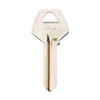 Hy-Ko 11010CO91 Key Blank, Brass, Nickel, For: Corbin Russwin Cabinet, House Locks and Padlocks, Pack of 10 
