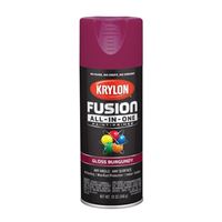 Krylon K02704007 Spray Paint, Gloss, Burgundy, 12 oz, Can 