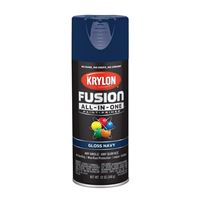Krylon K02714007 Spray Paint, Gloss, Navy, 12 oz, Can 