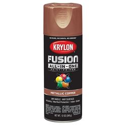 Krylon K02768007 Spray Paint, Metallic, Copper, 12 oz, Can 