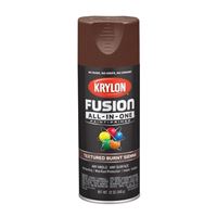 Krylon K02777007 Spray Paint, Textured, Burnt Sienna, 12 oz, Can 