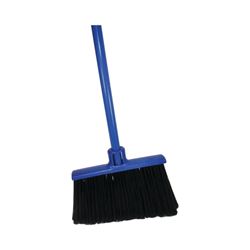 Quickie 735TRI Advant-Edge Broom, 14 in Sweep Face, Polypropylene Bristle, Steel Handle 
