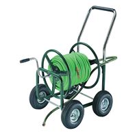 AMES 2380500 Hose Wagon, 5/8 in Hose, 400 ft of 5/8 in Hose, Cushion Grip Handle, Steel 