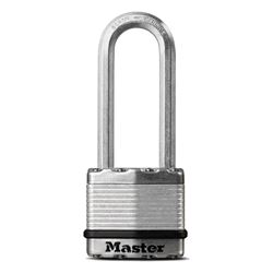 Master Lock Magnum Series M1XKADLJ Padlock, Keyed Different Key, 5/16 in Dia Shackle, 2-1/2 in H Shackle, Zinc 