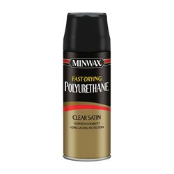 Minwax 33060000 Polyurethane Spray, Liquid, Clear, 11.5 oz, Aerosol Can 