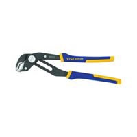 Irwin 2078110 Groove Lock Plier, 10 in OAL, 2-1/4 in Jaw Opening, Blue/Yellow Handle, Cushion-Grip Handle 