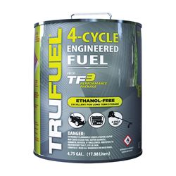 TRUFUEL 6527214 Fuel, Liquid, Hydrocarbon, Clear, 4.75 gal Can 