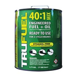 TRUFUEL 6525514 Fuel, Liquid, Hydrocarbon, Green, 4.75 gal Can 