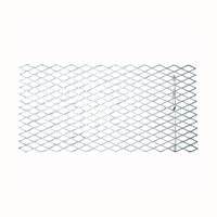 Stanley Hardware 4075BC Series N215-798 Expanded Grid Sheet, 13 ga Thick Material, 12 in W, 24 in L, Steel, Plain, Pack of 3 