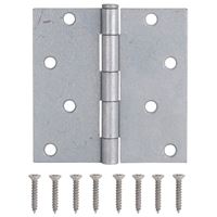 ProSource LR-046-PS Utility Hinge, Steel, Galvanized, Removable Pin, Full Mortise Mounting, 70 (Pair) lb 