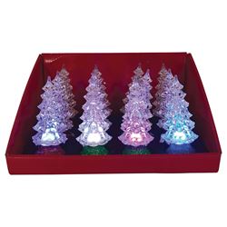 Hometown Holidays 21323 Christmas Ornament Assortment, Christmas Tree, LED Bulb, Pack of 12 