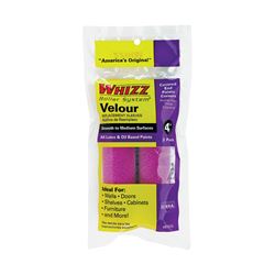 Whizz 51016 Roller Cover, 3/16 in Thick Nap, 6 in L, Velour Cover, Purple 