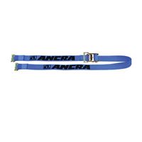 ANCRA 48672-15 Logistic Strap, 2 in W, 20 ft L, Polyester, Gray, 6000 lb Working Load, Spring Actuated End 