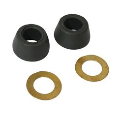 Plumb Pak PP810-31 Cone Washer and Ring, 3/8 in ID x 23/32 in OD Dia, For: Faucet, Ballcock Nut 