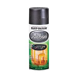 Rust-Oleum 301438 Chalkboard Spray Paint, Solvent-Like, Black, 11 oz, Aerosol Can 