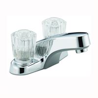 Peerless P240LF Bathroom Faucet, 1.2 gpm, 2-Faucet Handle, Chrome Plated, Knob Handle, Standard Spout 