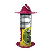 Stokes Select 38195-.5QT Sunflower Feeder, 8-13/32 in H, 0.5 qt, Metal, Red, Powder-Coated, Hanging Mounting 