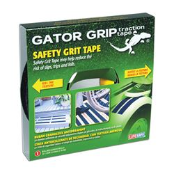 INCOM Gator Grip RE141 Traction Tape, 60 ft L, 1 in W, PVC Backing, Black 