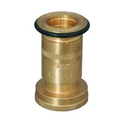 ABBOTT RUBBER JAHN-150-NST Nozzle, 1-1/2 in, NST, Thermoplastic Rubber, Brass 