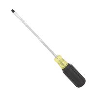 Vulcan Screwdriver, 3/16 in Drive, Slotted Drive, 9-5/8 in OAL, 6 in L Shank, PVC/Rubber Handle 