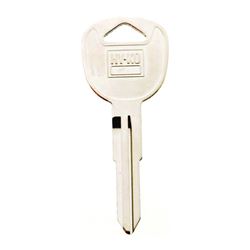 Hy-Ko 11010KK1 Automotive Key Blank, Brass, Nickel, For: Kia Vehicle Locks, Pack of 10 