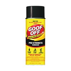 Goof Off FG658 Latex Paint Remover, Liquid, Solvent, Colorless, 12 oz, Aerosol Can 