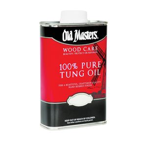 Old Masters 90001 Tung Oil, Liquid, 1 gal, Can 4 Pack