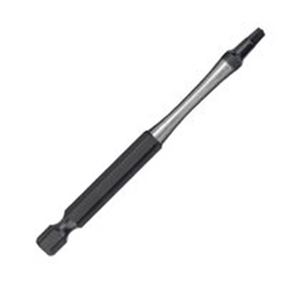 Milwaukee 48-32-4573 Power Bit, #3 Drive, Square Recess Drive, 1/4 in Shank, Hex Shank, 3-1/2 in L, Steel